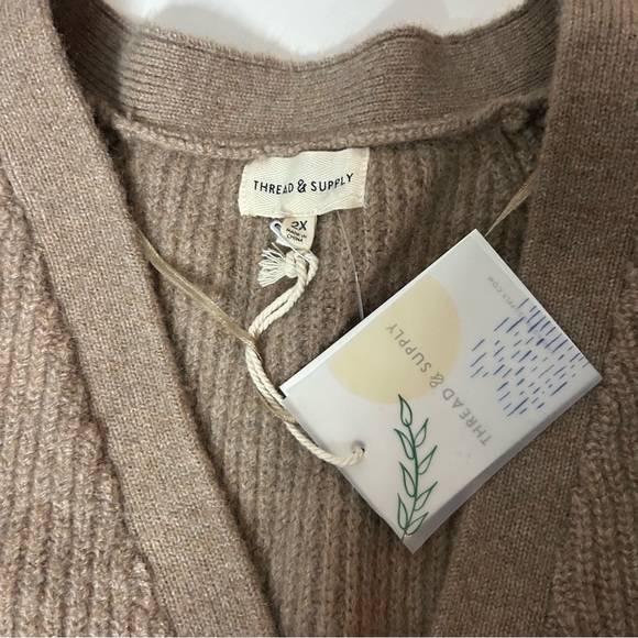 THREAD & SUPPLY
Annie Stripe Cardigan (size 2X) - Picture 9 of 10